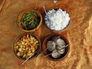 Authentic Bhutanese dish